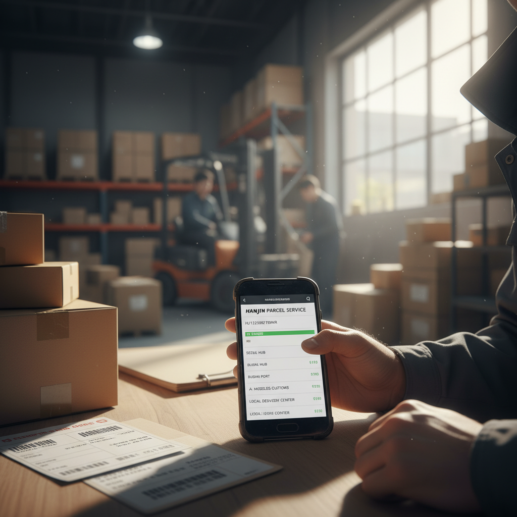 한진 택배 조회